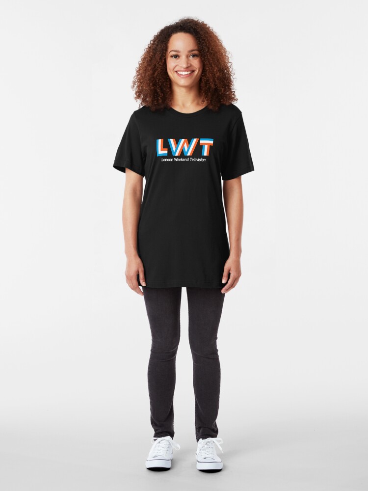 Alternate view of Retro LWT logo, ITV region Slim Fit T-Shirt