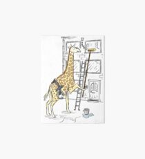 Giraffe Window Cleaner Art Board