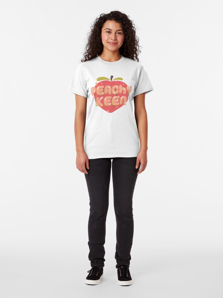 Alternate view of Peachy Keen Classic T-Shirt