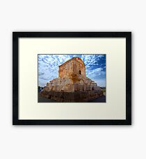 The Tomb of Cyrus The Great - Iran Framed Print