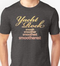 Yacht Rock Music "Smootherest" Design Unisex T-Shirt