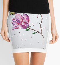 Bumble bee and Magnolia Mini Skirt