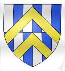French France Coat of Arms 13410 Blason ville fr Le Loroux Bottereau Loire Atlantique Poster