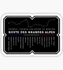 Route des Grandes Alpes France 2018 Design Sticker