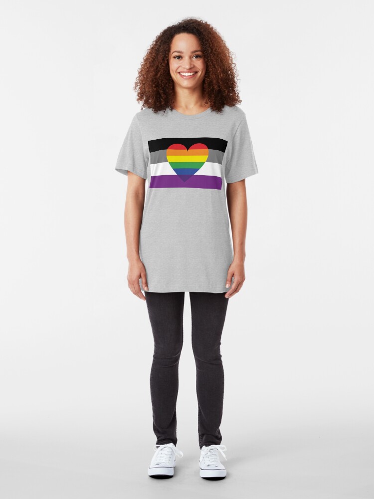 Asexual Homoromantic Flag T Shirt By Dlpalmer Redbubble