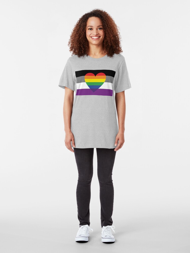 Asexual Homoromantic Flag T Shirt By Dlpalmer Redbubble 