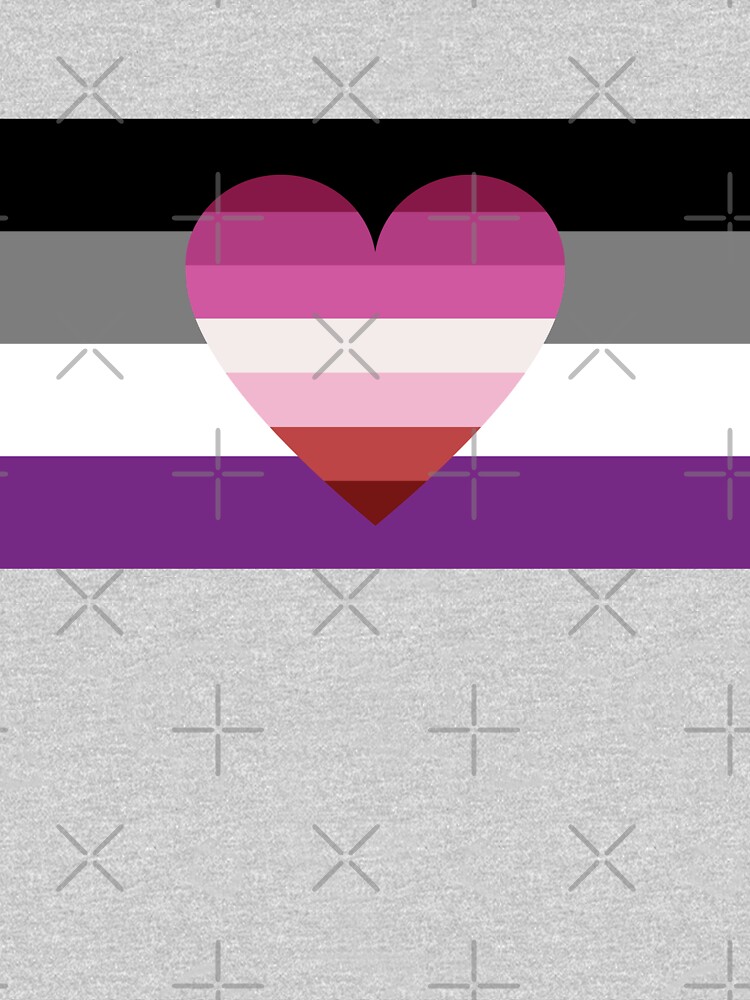 Asexual Lesbian Flag T Shirt By Dlpalmer Redbubble