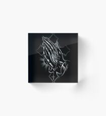 Praying Hands Acrylic Block