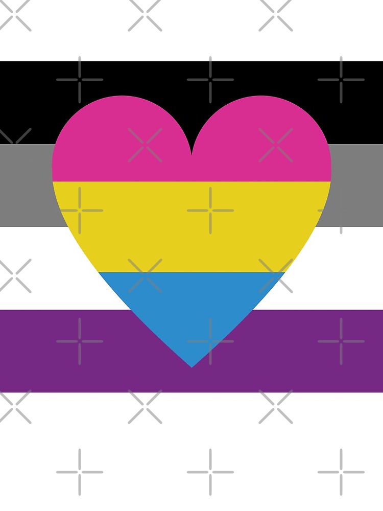 Asexual Panromantic Flag Drawstring Bag By Dlpalmer Redbubble 