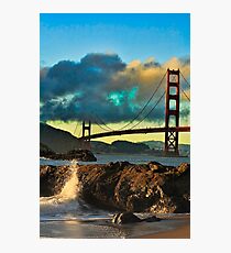 Golden Gate Sunset Photographic Print