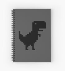 Chrome T-Rex Spiral Notebook