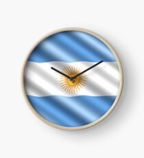 Nation Argentina Clock
