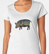 Rosa Floyd - Tiere Frauen Premium T-Shirts
