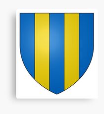 French France Coat of Arms 13413 Blason ville fr Le Masnau Massuguiès Tarn Canvas Print
