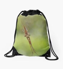 Very Creepy Orb Weaver Drawstring Bag