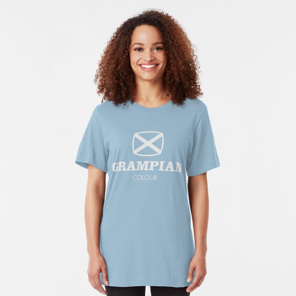Grampian retro TV logo Slim Fit T-Shirt