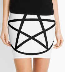 The Pentacle: Though often associated with Wicca, the great Greek mathematician Pythagoras was fascinated by the Pentacle Mini Skirt