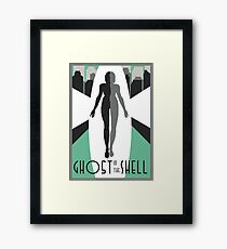 Ghost In The Shell Art Deco Framed Print