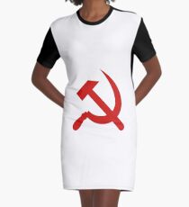 Soviet Union symbol, #Soviet, #Union, #symbol, #SovietUnion, #SovietUnionSymbol Graphic T-Shirt Dress