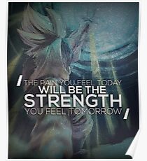 Pain Today, Strength Tomorrow Poster