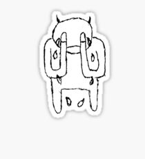 Amnesiac Minotaur Radiohead - von Hand gezeichnet Sticker
