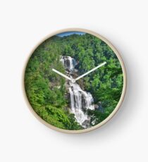 Upper Whitewater Falls North Carolina Summertime Clock
