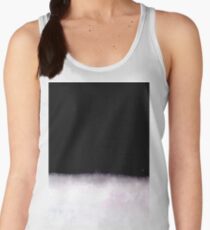 black and white abstract painting in minimal style Women's Tank Top