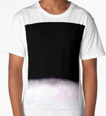 black and white abstract painting in minimal style Long T-Shirt