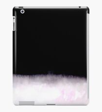 black and white abstract painting in minimal style iPad Case/Skin