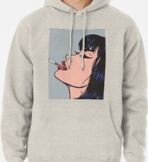 Rauchendes Mädchen Hoodie