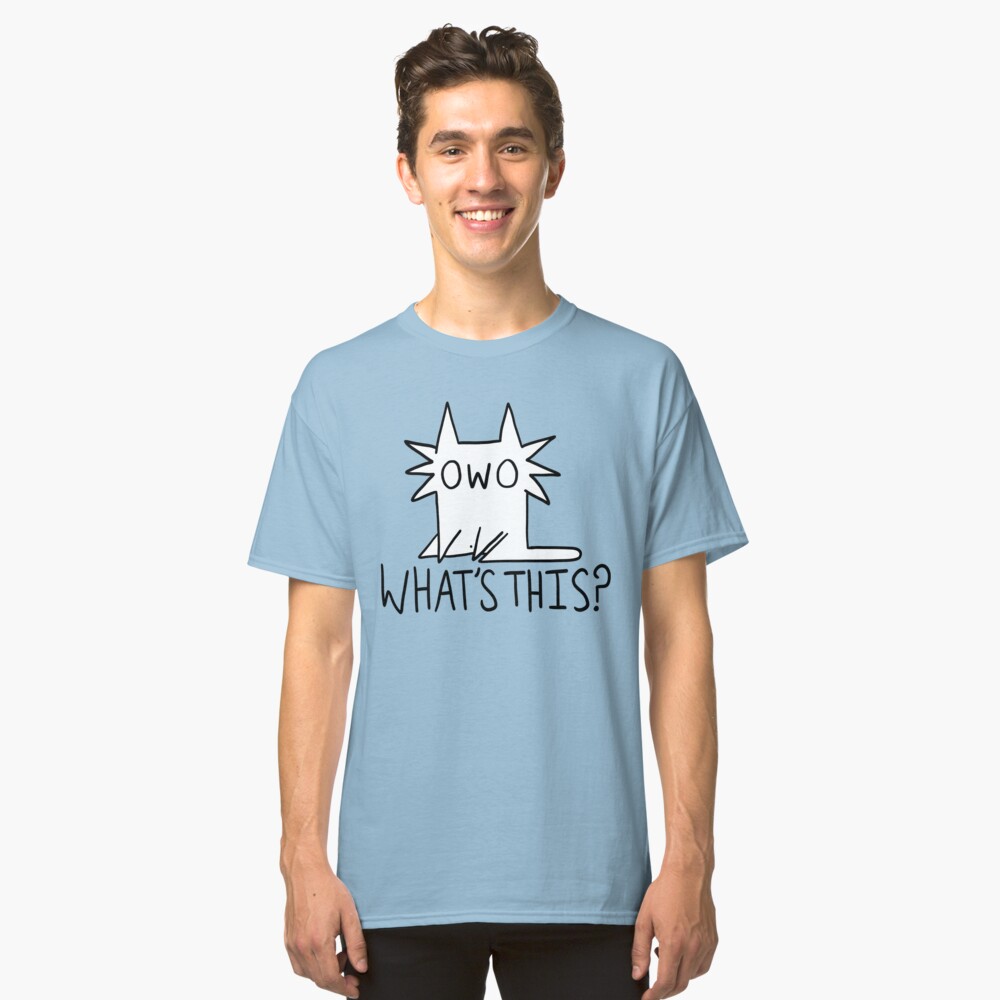 Gay OWO Cat Classic T-Shirt