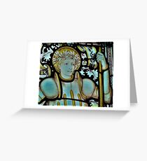 Saint George Up Close Greeting Card