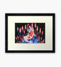 Zodiac - Cancer astrology illustration Framed Print