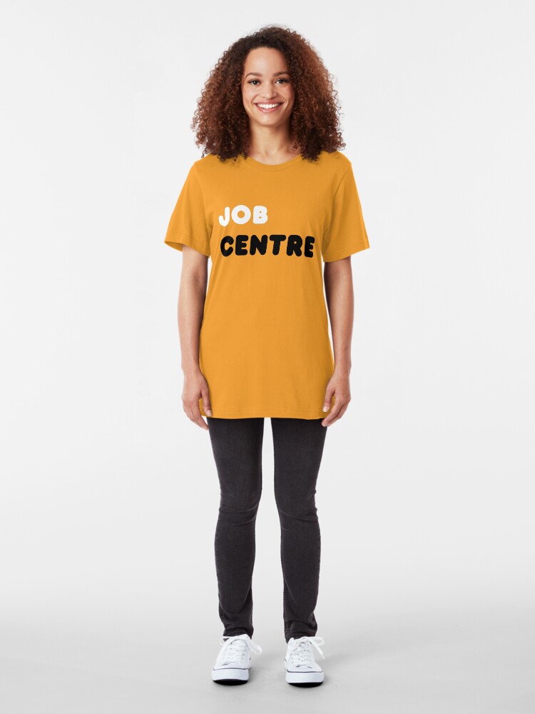 Alternate view of Job Centre - 1980s style unemployment office Slim Fit T-Shirt