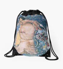 The Night Fell Down Drawstring Bag