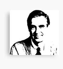 Wir lieben Mr. Rogers <3 Leinwanddruck