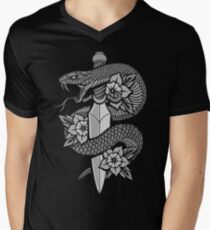 Snake & Dagger Men's V-Neck T-Shirt