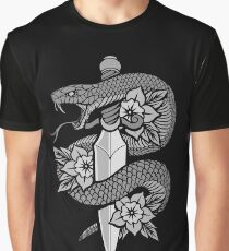 Snake & Dagger Graphic T-Shirt