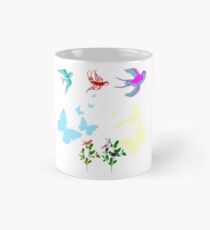 Butterflies, flowers and birds galore! Classic Mug