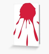 blood Greeting Card