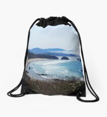 Cannon Beach, Oregon Drawstring Bag