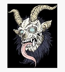 krampus evil tattoo Photographic Print