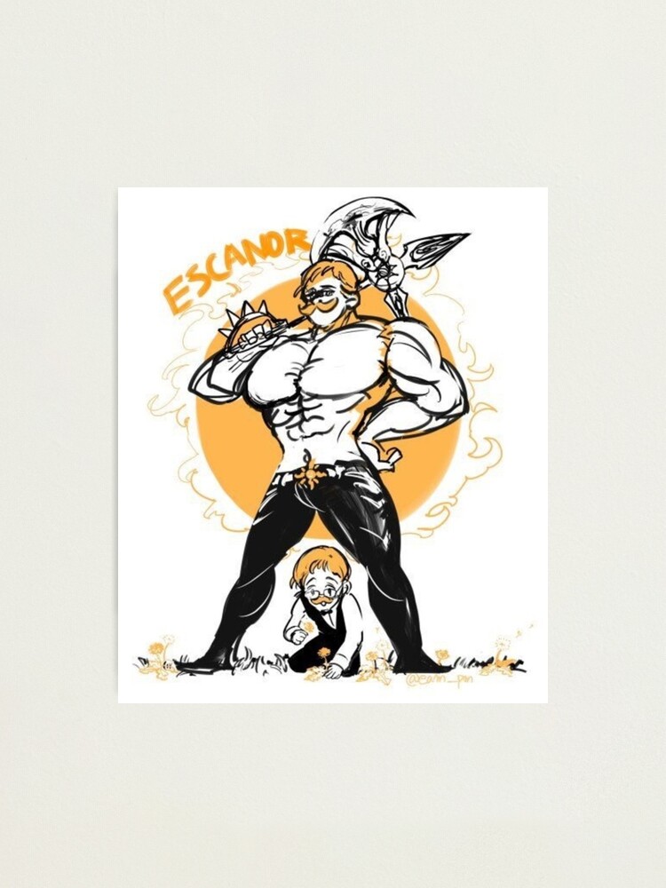 Escanor Seven Deadly Sins Photographic Print By Issam223 Redbubble