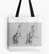 Two Equestrian Figures, Possibly a Study for "George IV, Prince of Wales" Tote Bag