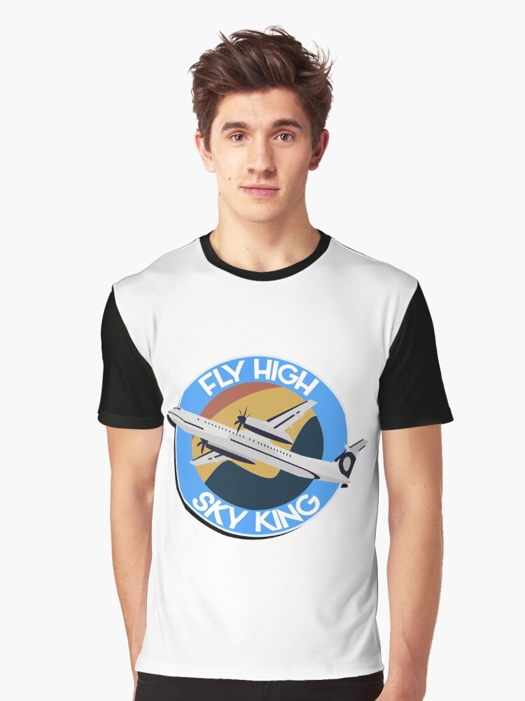 "Fly High, Sky King" Graphic TShirt by mothermarowak Redbubble