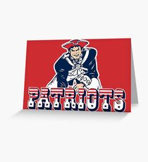 NE Pats- Vintage Greeting Card