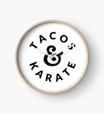 Tacos & Karate Clock