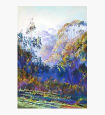 Winter Blues - (Near Seymour, Victoria) Photographic Print