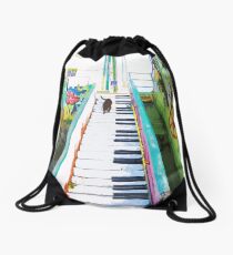 Piano Drawstring Bag