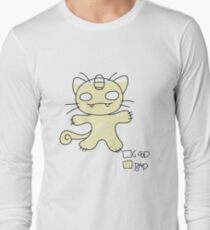 Meow Levels Long Sleeve T-Shirt
